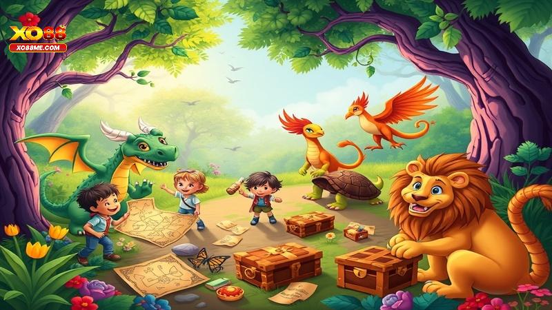 Kho Báu Tứ Linh Xo88 - Hành Trình Săn Hũ Trúng Thưởng Cao 1 Giới thiệu về nổ hũ kho báu tứ linh Xo88